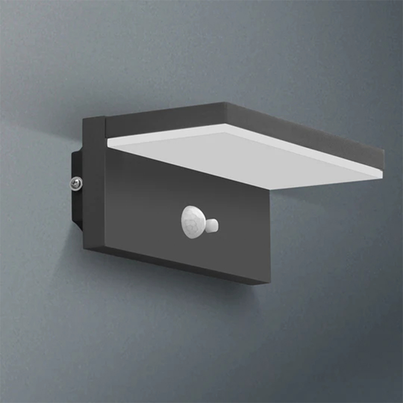 17329 IP54 Dusk to Dawn Solar Đèn tường ngoại thất ngoài trời Đèn lồng LED