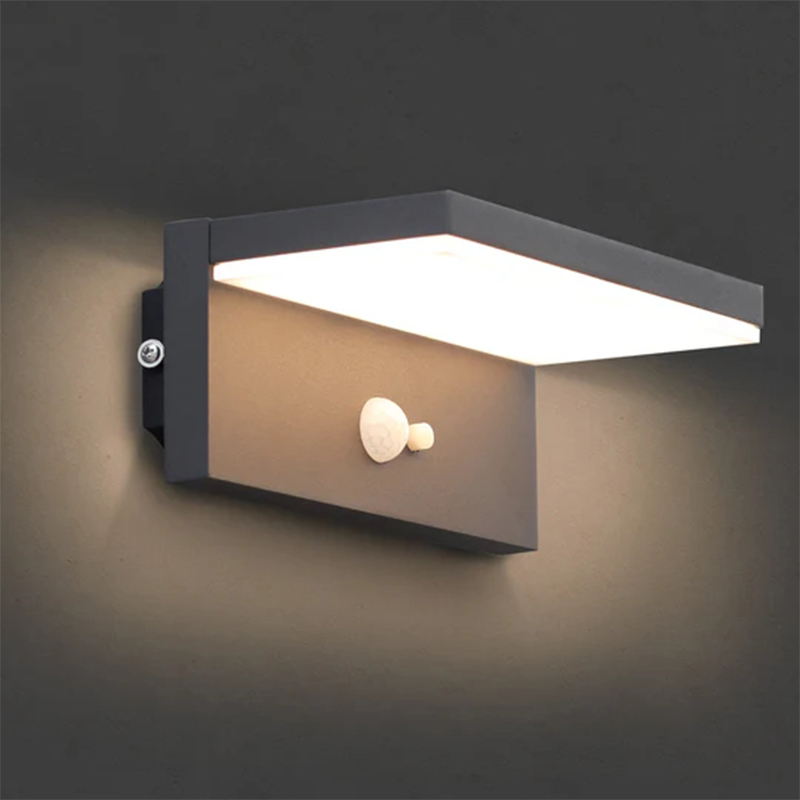 Đèn tường chiếu sáng ngoài trời năng lượng mặt trời 17329 LED